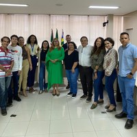 Turma presente na palestra