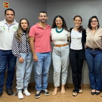 Turma presente na palestra