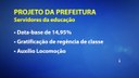 Chega à Casa projeto da prefeitura que beneficia servidores da Educação