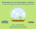 Adiada para dia 10 audiência sobre drenagem urbana