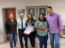 Andrey Azeredo e moradoras do Buena Vista pedem soluções para o prefeito de Goiânia