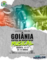 Audiência Pública discutirá, nesta quarta-feira, concessão de título de Capital da Diversidade Musical para Goiânia