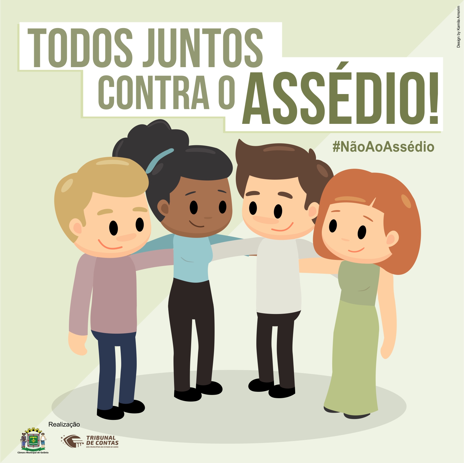 Câmara realiza Campanha “Todos Juntos Contra o Assédio”