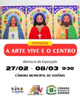 Exposição na Câmara de Goiânia estimula trabalho de artistas locais