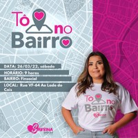 Finsocial recebe ‘Tô no Bairro’, com Sabrina Garcez