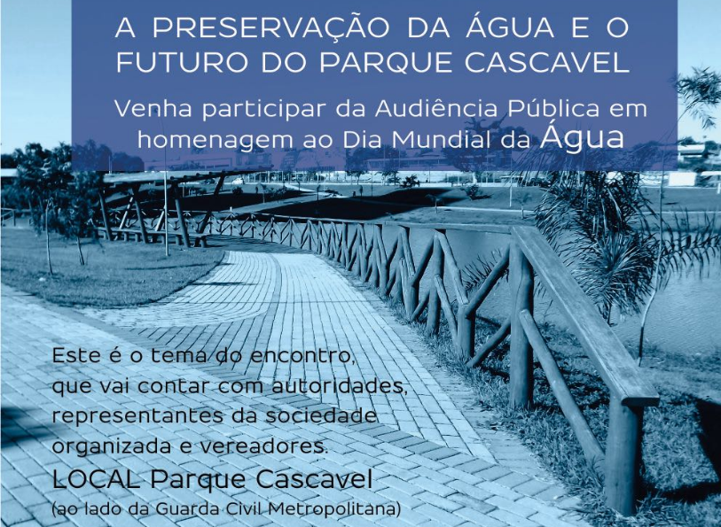 Gustavo Cruvinel realizará audiência no Parque Cascavel