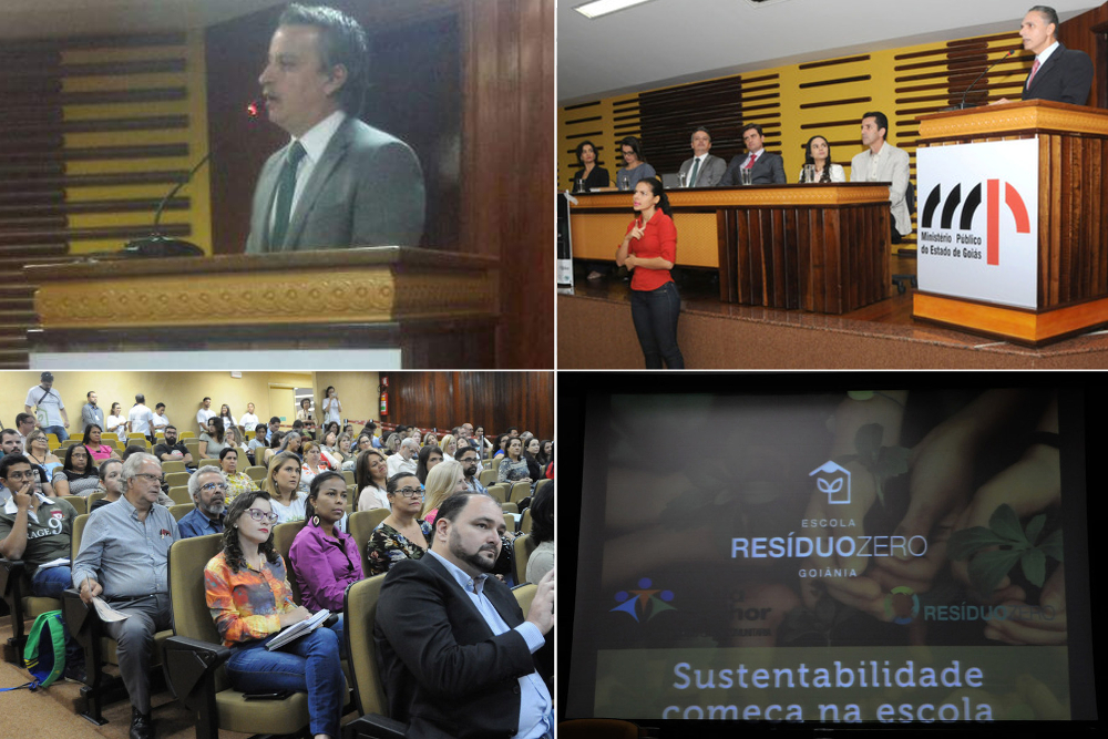 Gustavo Cruvinel representa Câmara em lançamento do projeto "Escola Resíduo Zero"