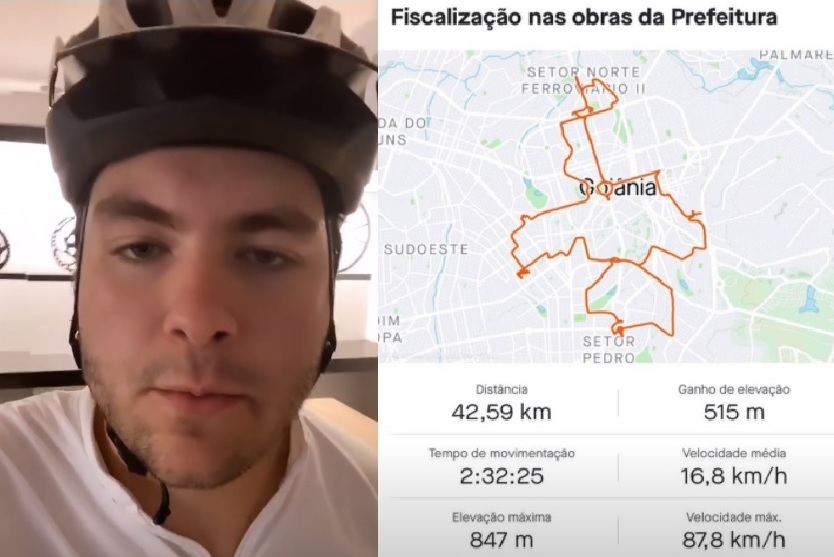 Lucas Kitão fiscaliza obras da Prefeitura 