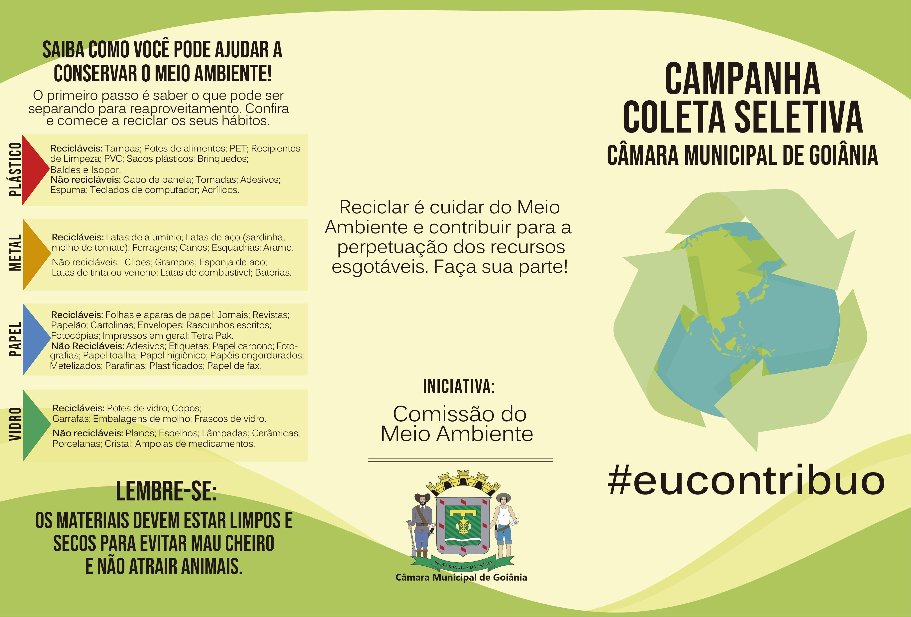 Meio Ambiente: Câmara promove, nesta quinta-feira, palestra sobre Reciclagem