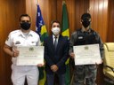 Policiais militares recebem Moção de Aplauso concedida por Cabo Senna