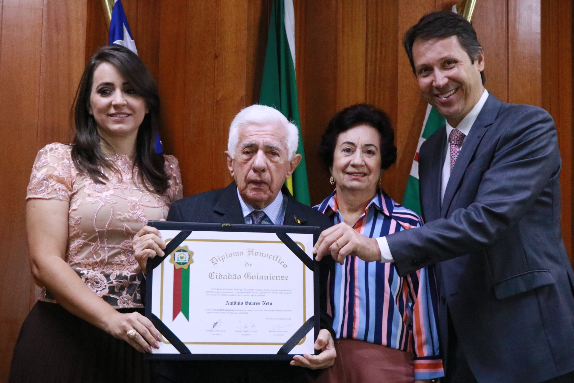 Toniquinho JK é o mais novo Cidadão Goianiense