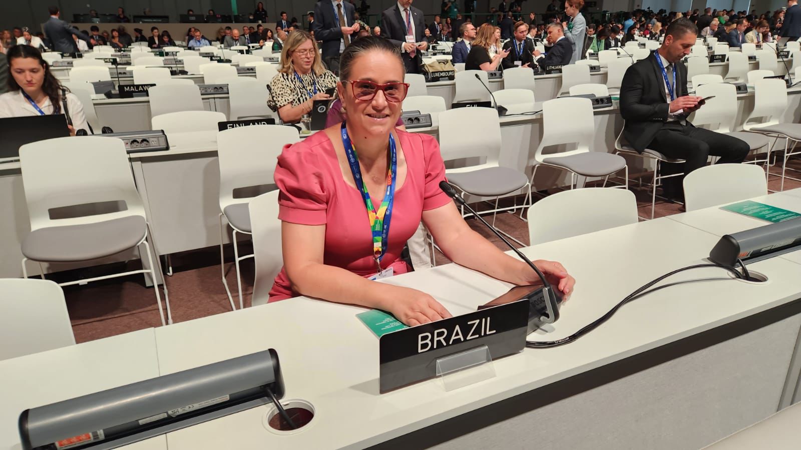 Vereadora Kátia representa Câmara de Goiânia na COP 28, em Dubai