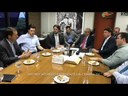 VÍDEO - Andrey Azeredo discute obras com ministro Alexandre Baldy e prefeito Iris