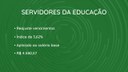 Câmara aprova reajuste da Educação